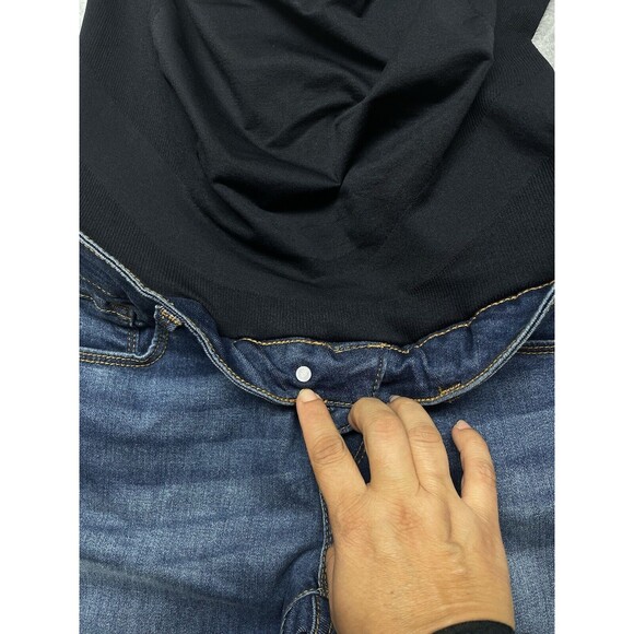 BLANQI Maternity Belly Support Zipper-Less Pull-on Skinny Jeans Women’s Size 12 - Picture 9 of 13